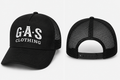 GAS Black Suede Snapback Cap
