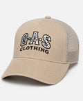 GAS Suede Embroidered Trucker Cap